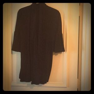 Flowy, black dress jacket